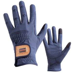 GUANTES TATTINI CON LÚREX DE ORO ROSA