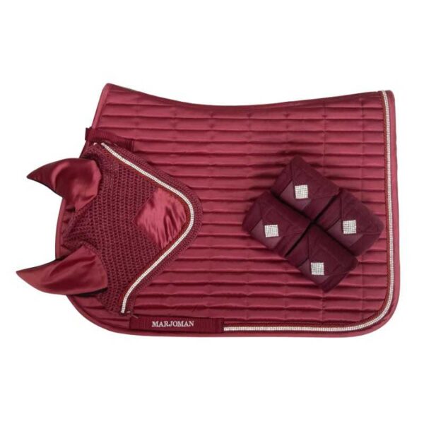 JUEGO DE MANTILLA, OREJERAS Y VENDAS MARJOMAN
