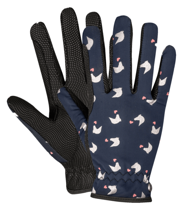 GUANTES DE EQUITACION LUCKY DORA WH